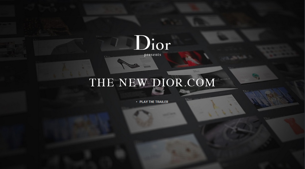 Dior's launches a new website 